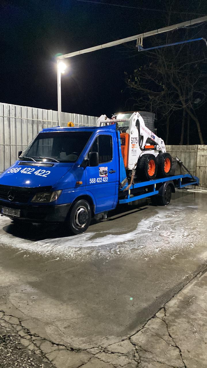 ჯიპის ევაკუაცია ქუთაისში